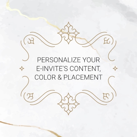 The Iris Arcade Digital Wedding Invitations