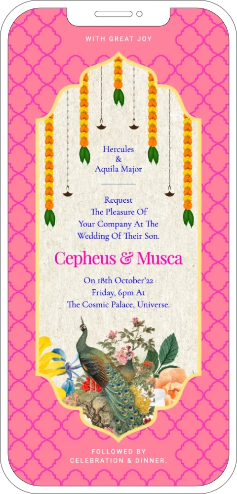 Indian Digital Wedding Invitation