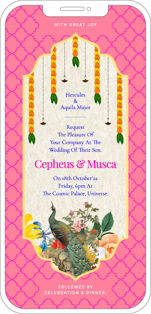 Indian Digital Wedding Invitation
